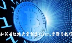 如何有效地大量创建Token：步骤与技巧